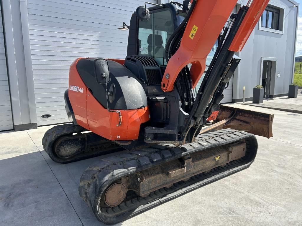 Kubota KX 080-4 Väikeekskavaatorid 7t-12t