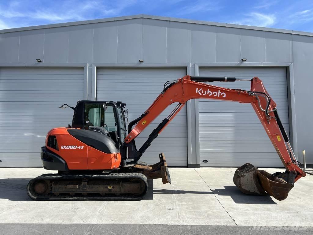 Kubota KX 080-4 Väikeekskavaatorid 7t-12t