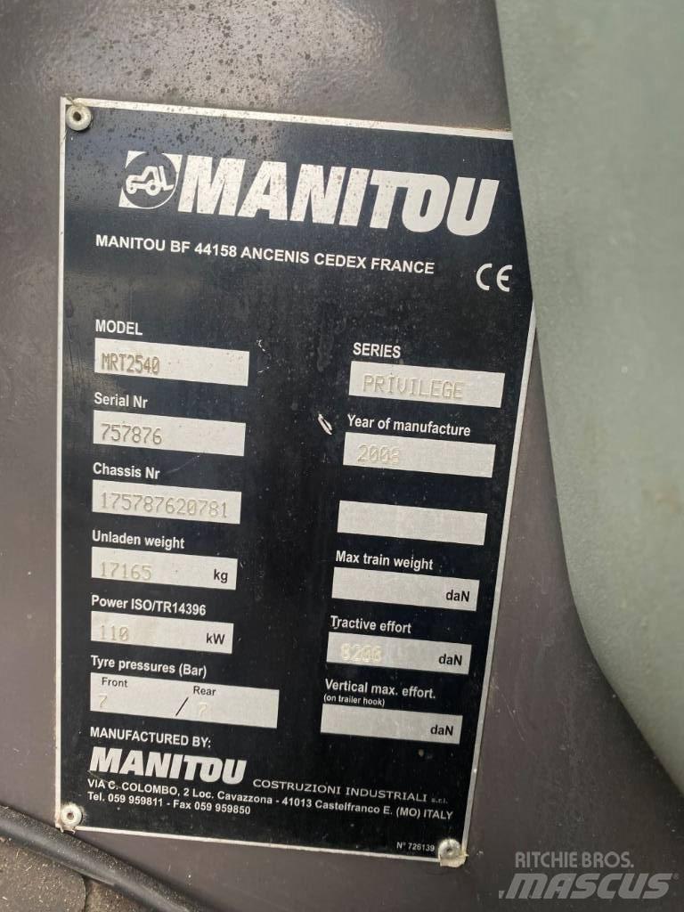 Manitou MRT 2540 Teleskooplaadurid