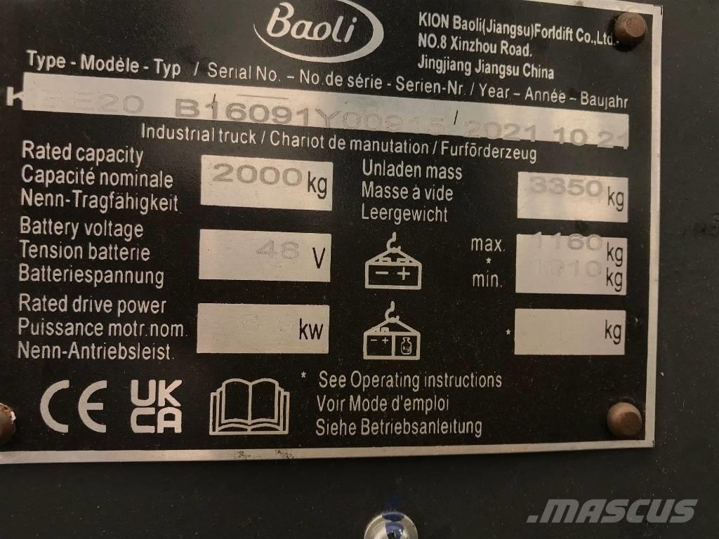 Baoli KBE 20-N Elektritõstukid