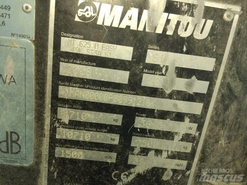 Manitou MT 625 Teleskooplaadurid
