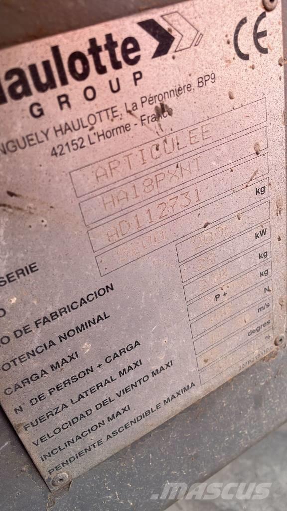 Haulotte HA 18 PX Iseliikuvad poomtõstukid