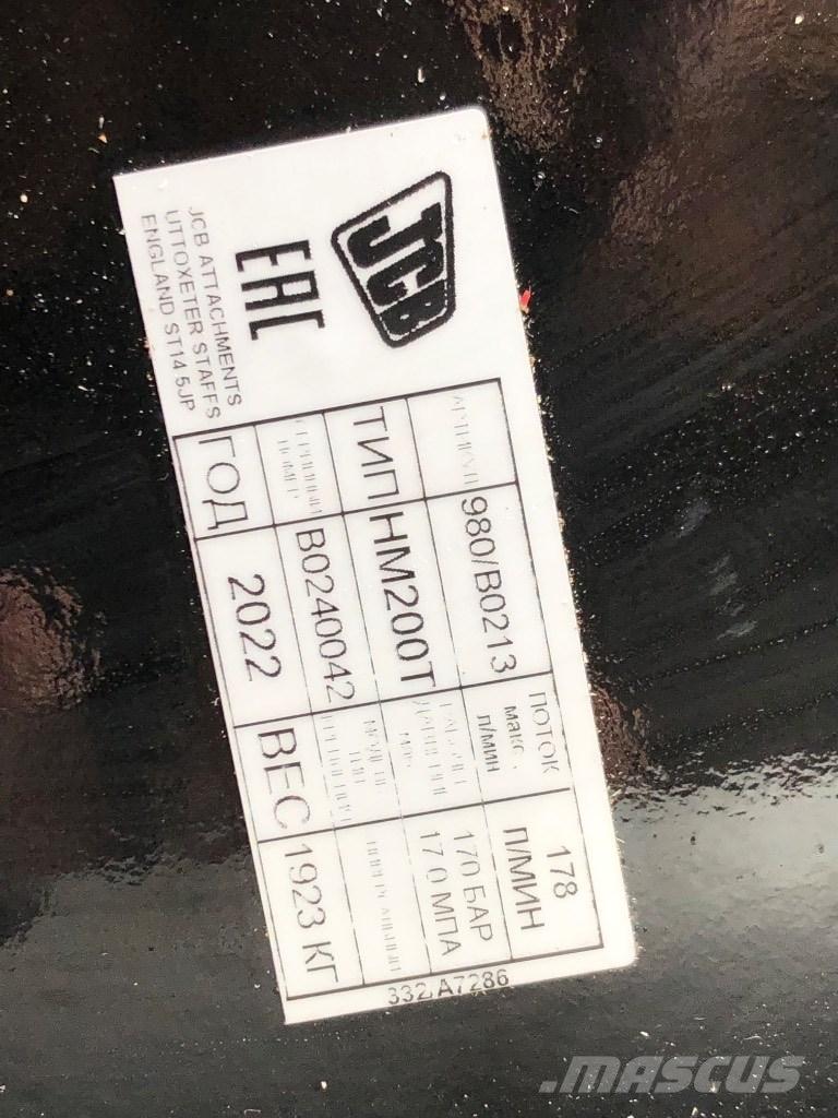 JCB HM200T Hüdrohaamrid