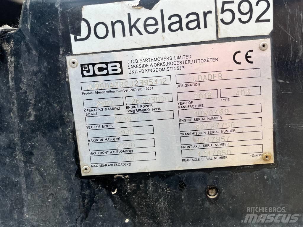 JCB 403 Väikelaadurid