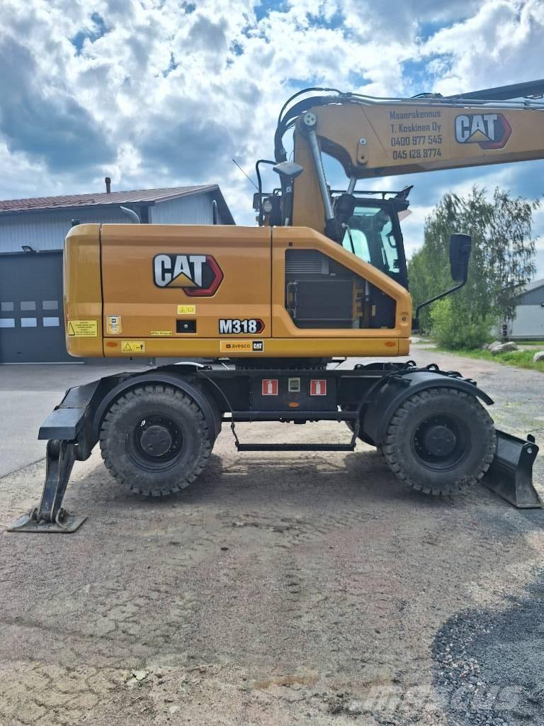 CAT M 318 Ratasekskavaatorid