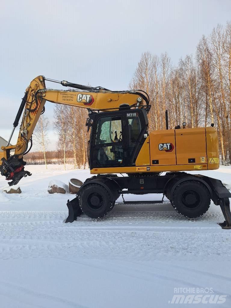 CAT M 318 Ratasekskavaatorid
