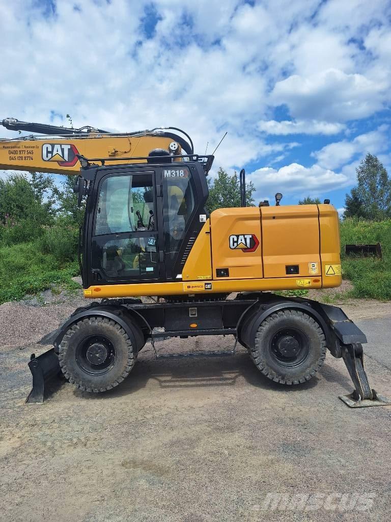 CAT M 318 Ratasekskavaatorid