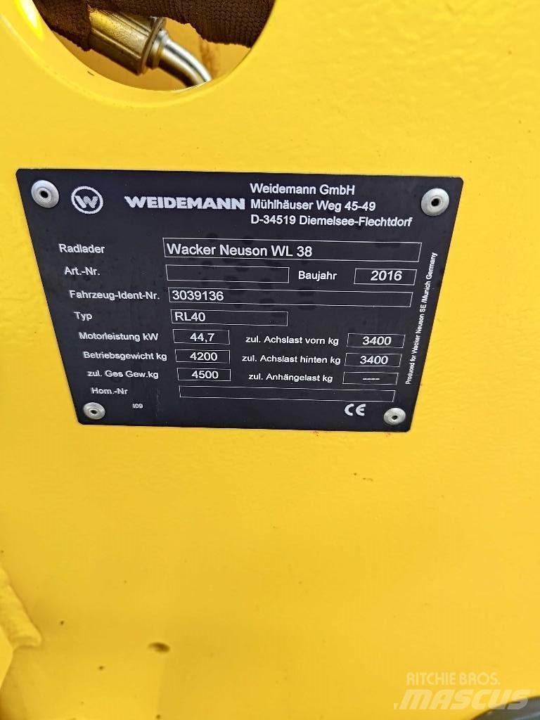 Wacker Neuson WL 38 Rataslaadurid