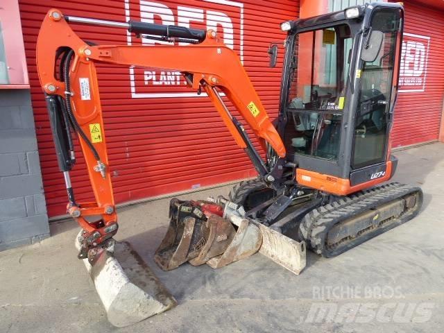 Kubota U 27-4 Miniekskavaatorid < 7 t