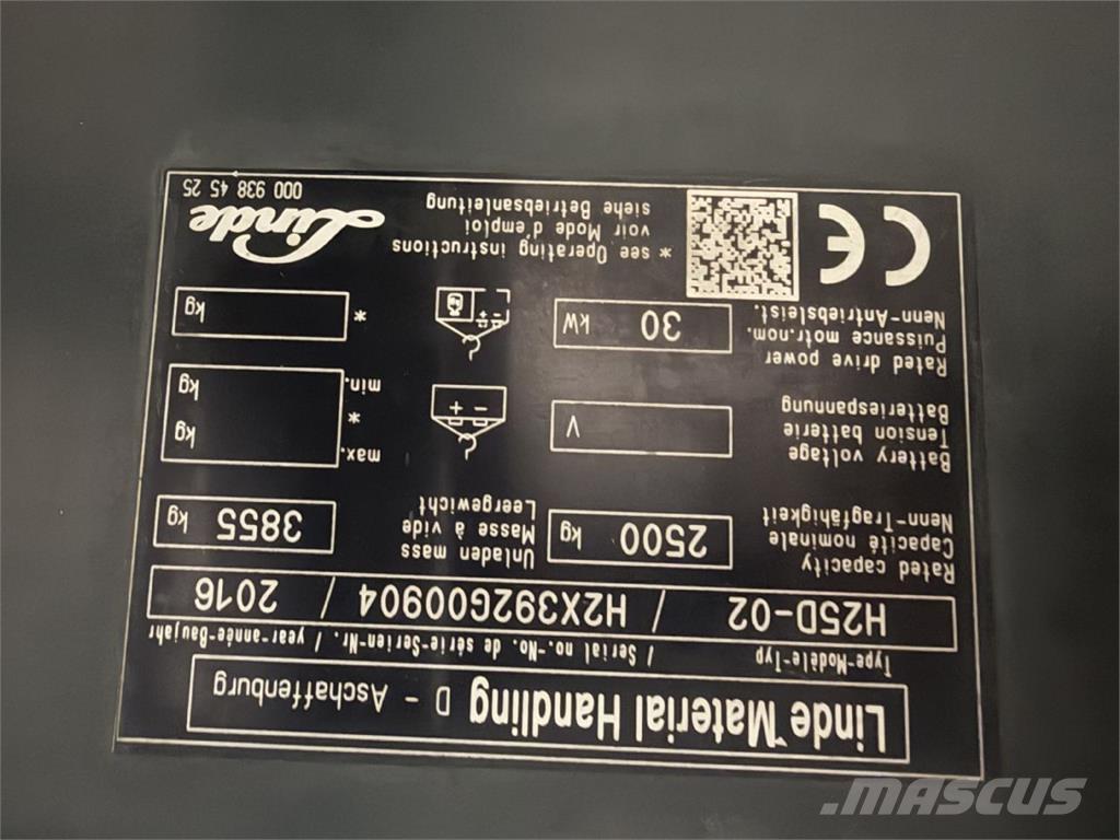 Linde H25D-02 Diiseltõstukid
