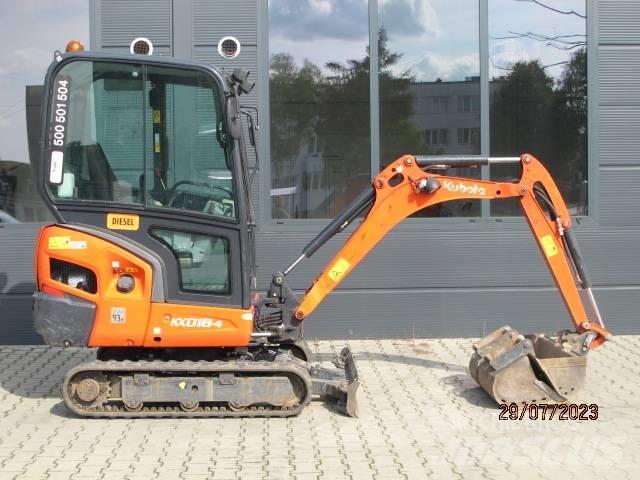 Kubota KX 018-4 Miniekskavaatorid < 7 t