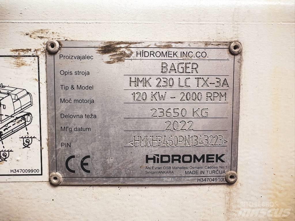 Hidromek 230 LC TX Roomikekskavaatorid