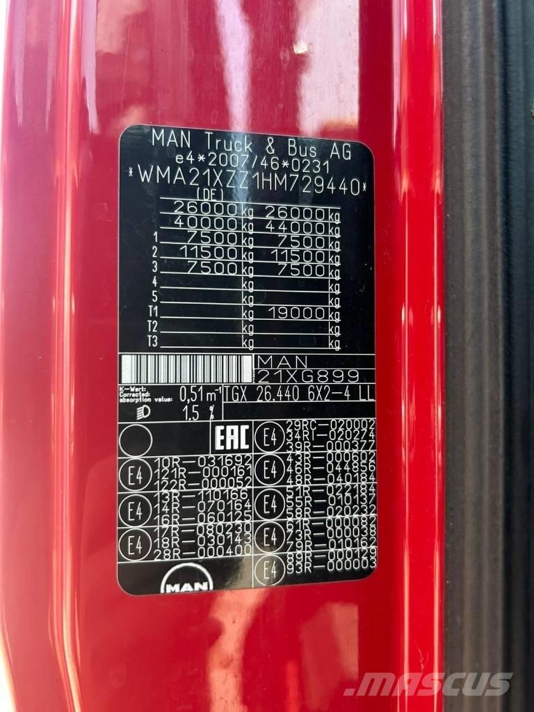MAN TGX 26.440 Vintsiga puksiirid