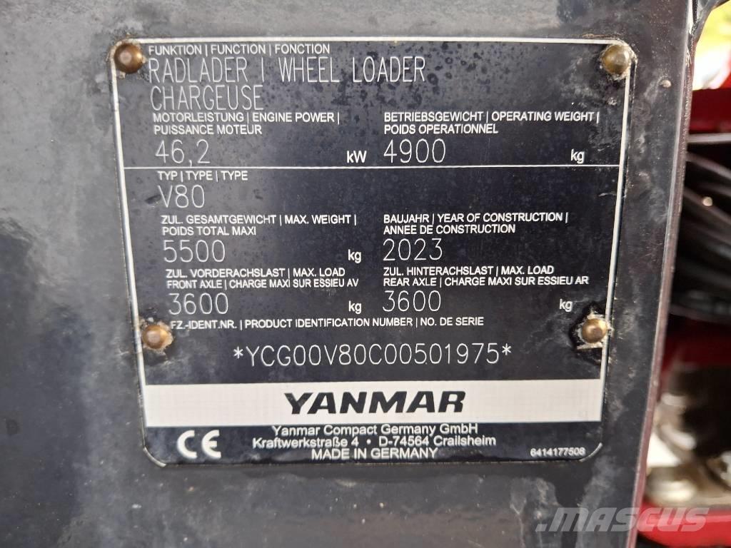 Yanmar V 80 Rataslaadurid