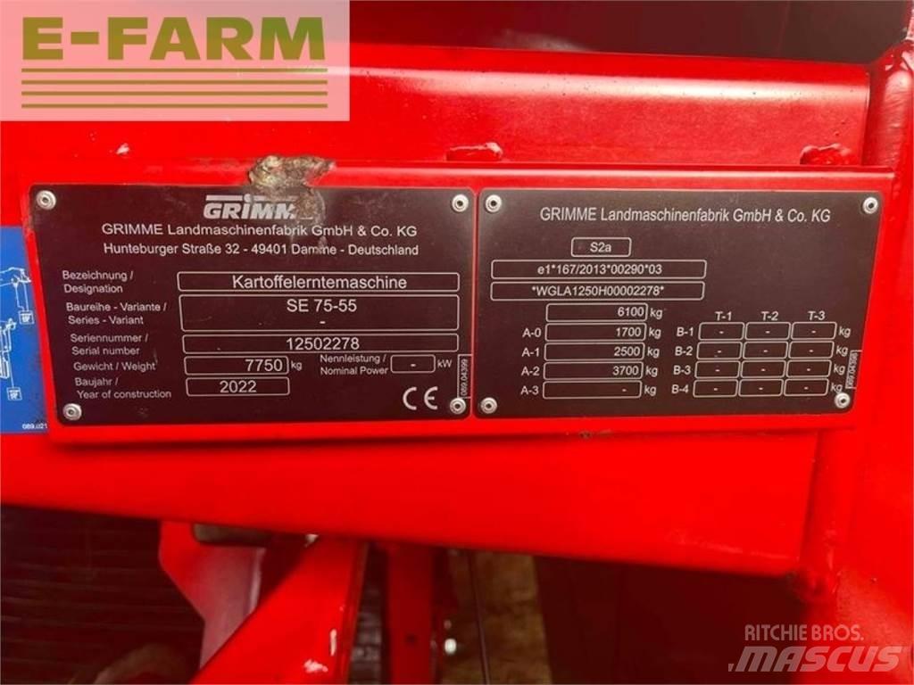 Grimme se 75-55 sb Kartulikombainid ja kaevajad