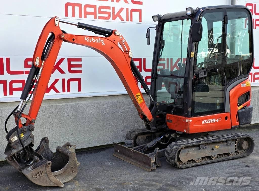 Kubota KX 019-4 Miniekskavaatorid < 7 t