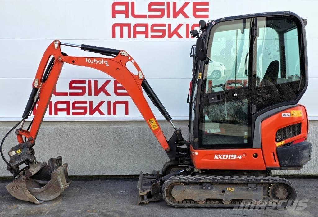Kubota KX 019-4 Miniekskavaatorid < 7 t