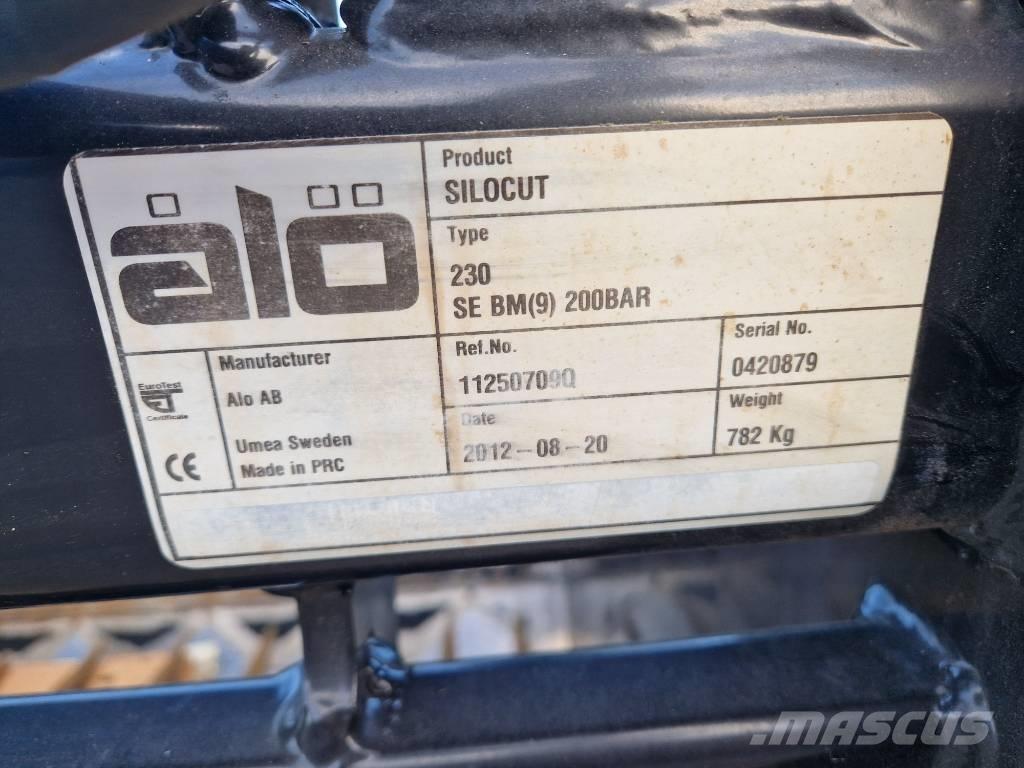 Ålö Silocut 230 . S-BM Frontaallaadurite tarvikud