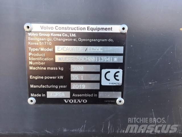 Volvo EC 55 C Miniekskavaatorid < 7 t