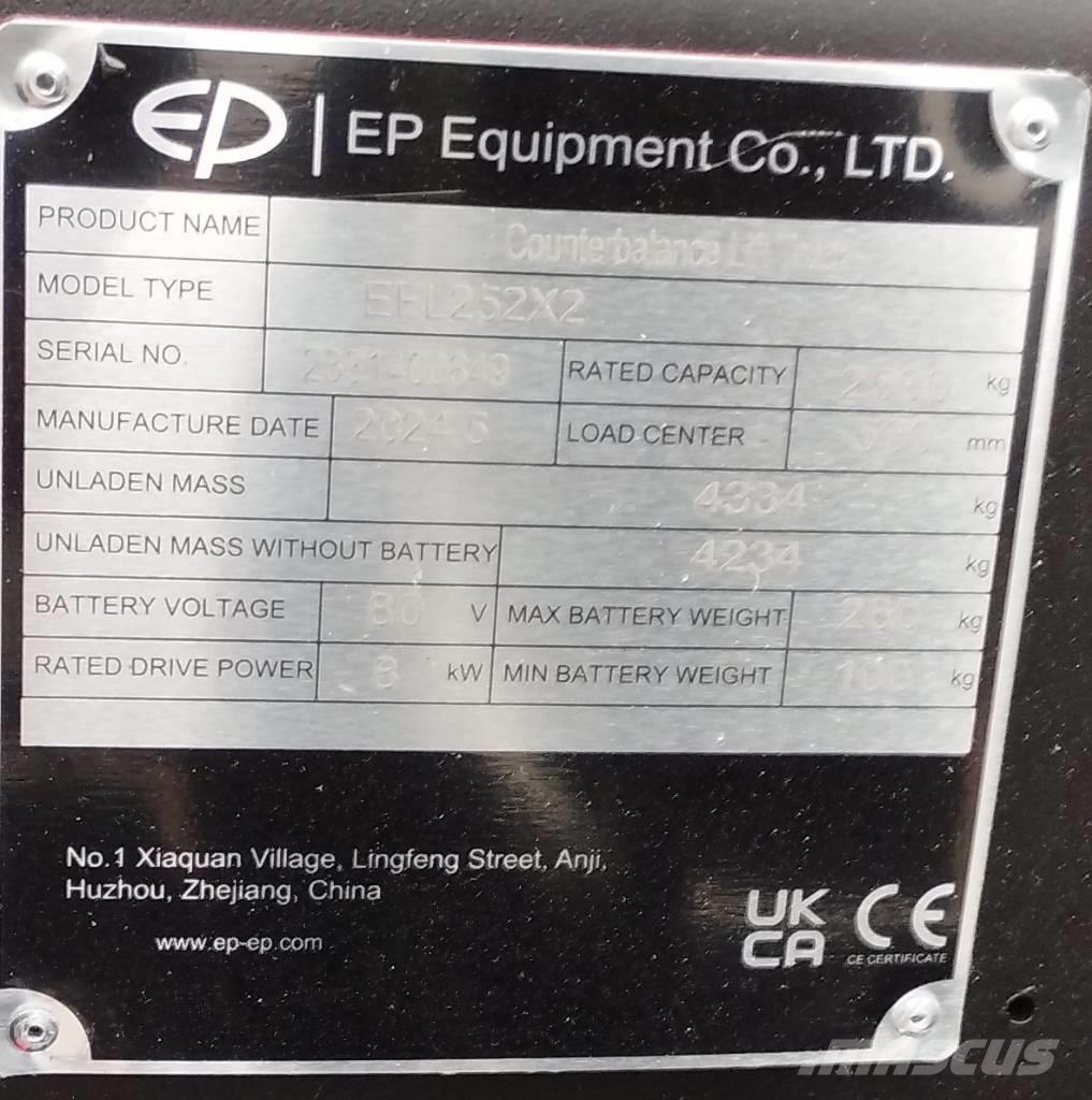 EP EFL 252 X LI-ON Elektritõstukid