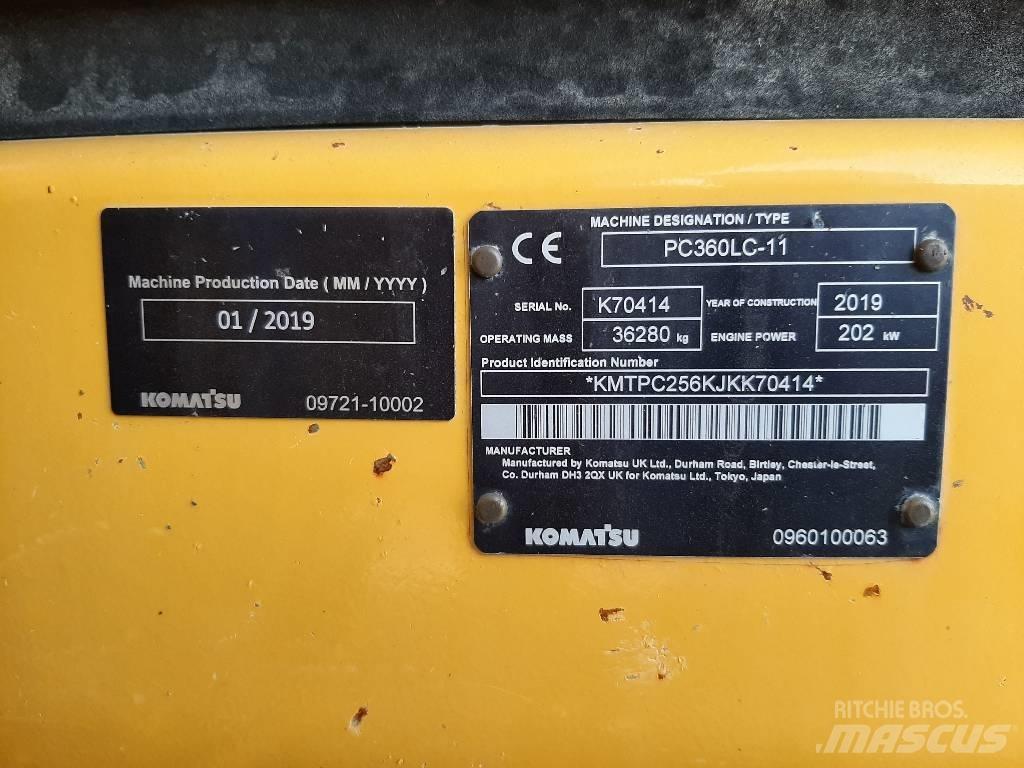 Komatsu PC 360 LC-11 Roomikekskavaatorid