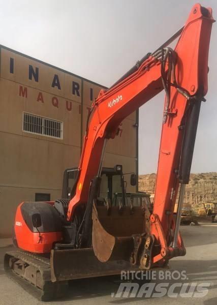 Kubota KX080-4 Väikeekskavaatorid 7t-12t