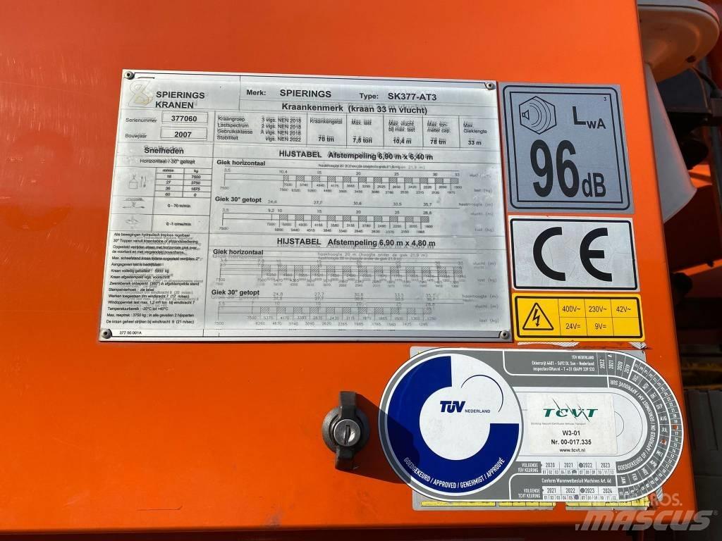 Spierings SK377 Tornkraanad