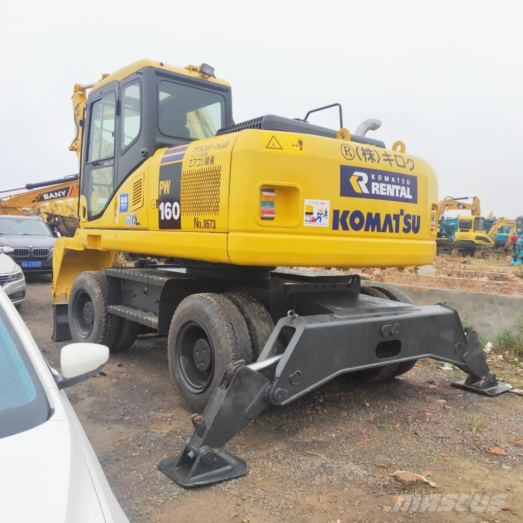 Komatsu PW160W-7 Ratasekskavaatorid