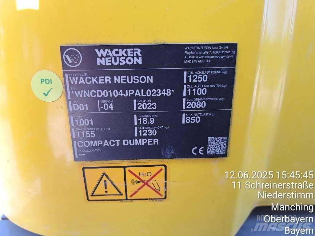 Wacker Neuson 1001 Väikekallurid