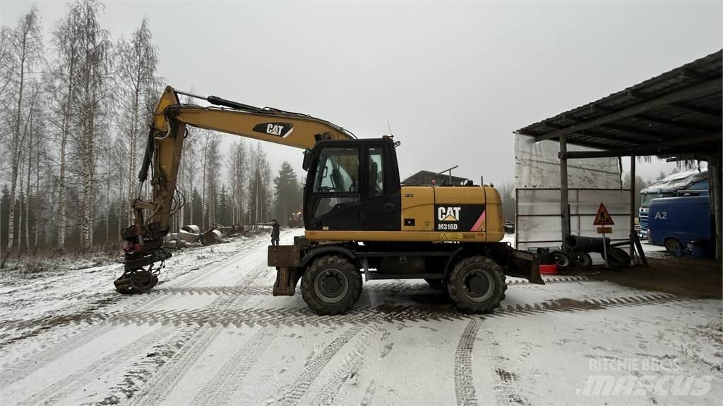 CAT 316 D Ratasekskavaatorid