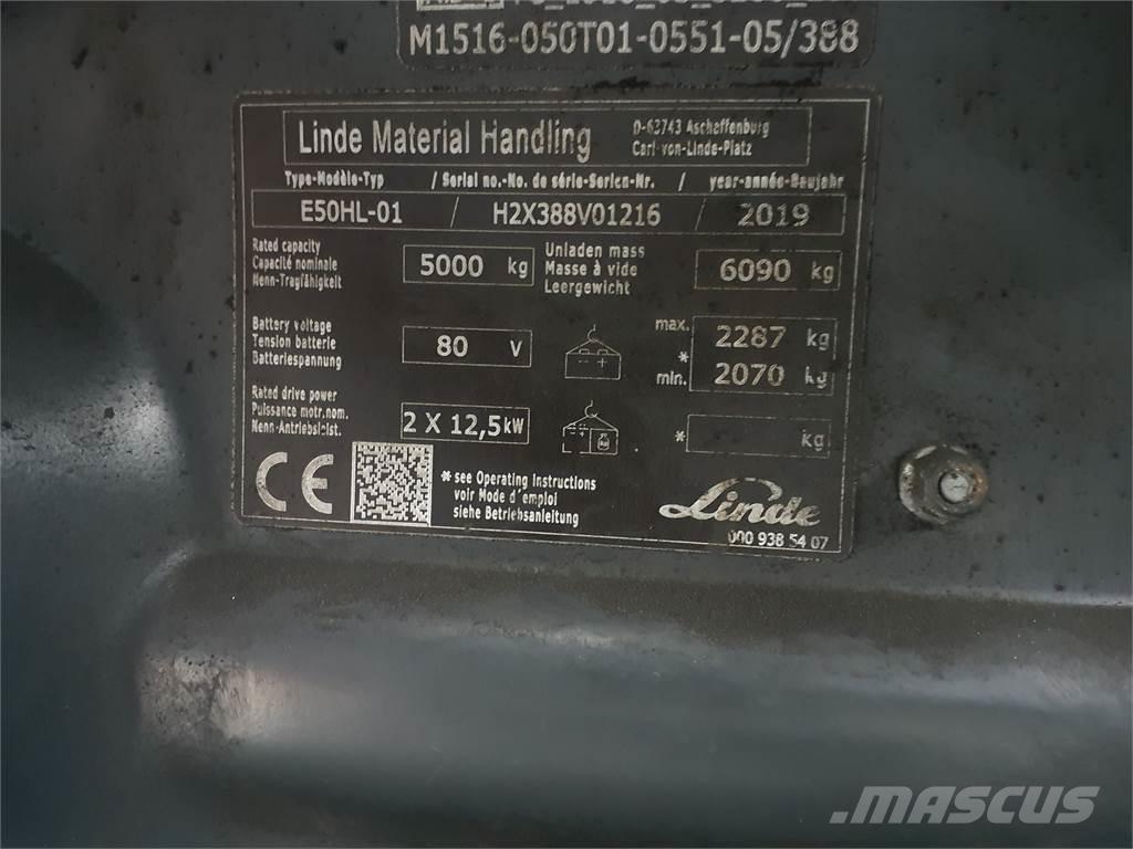 Linde E50HL Elektritõstukid