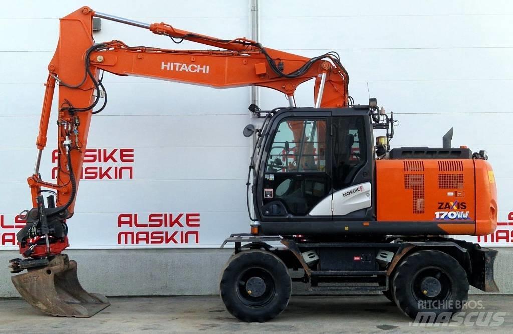 Hitachi ZX 170 W Ratasekskavaatorid
