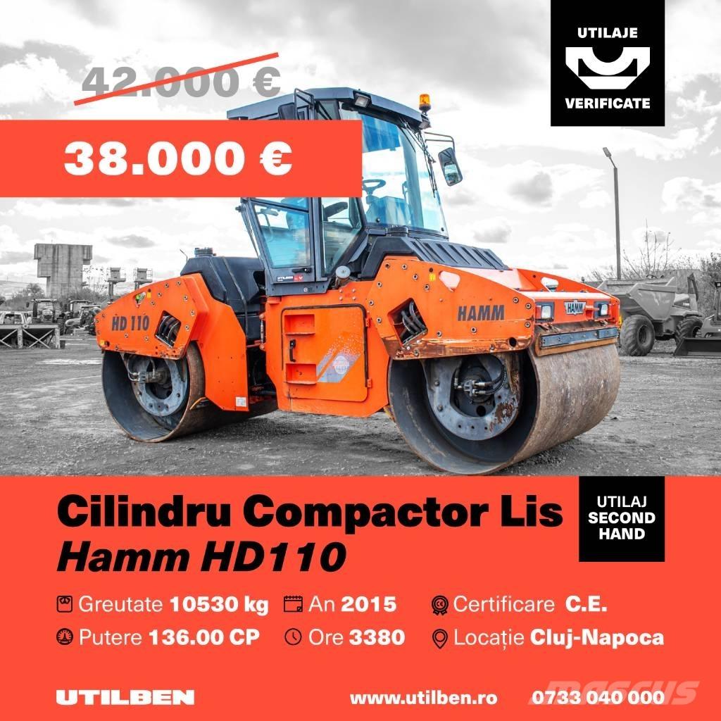 Hamm HD 110 Tandemrullid
