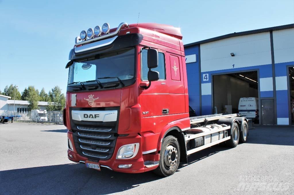 DAF XF 480 FAS 6x2 Konteinerveokid