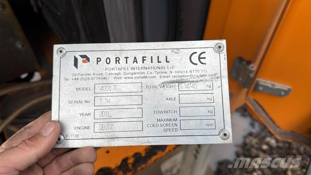 Portafill 4000t Iseliikuvad sõelad