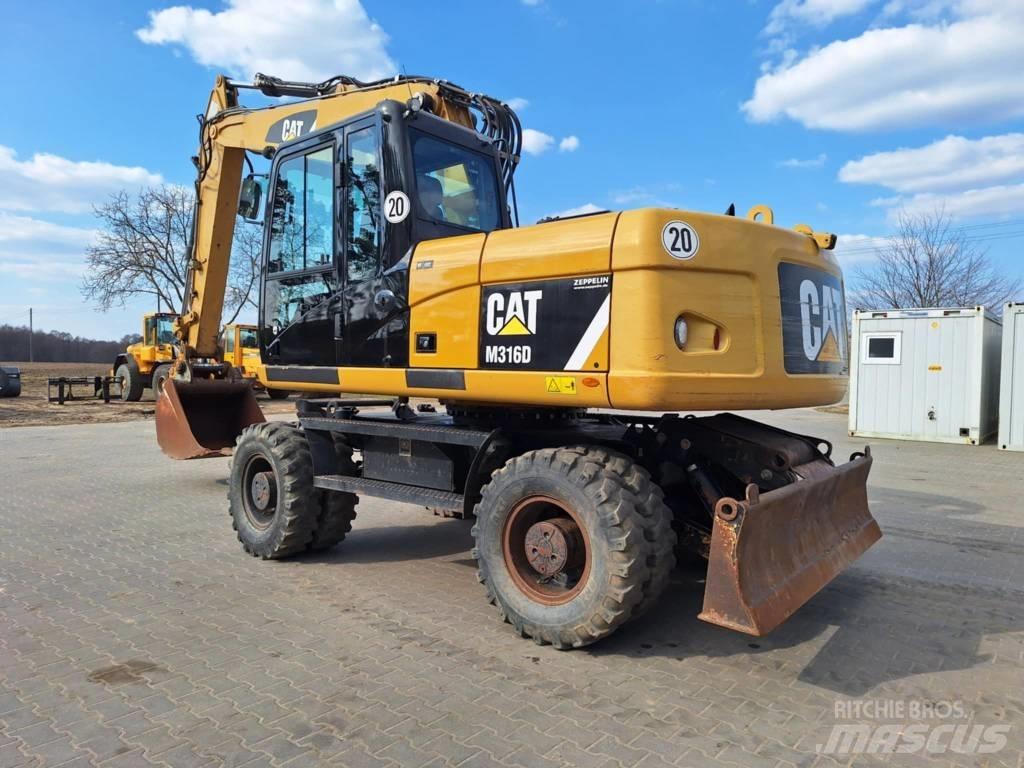 CAT M 316 D Ratasekskavaatorid