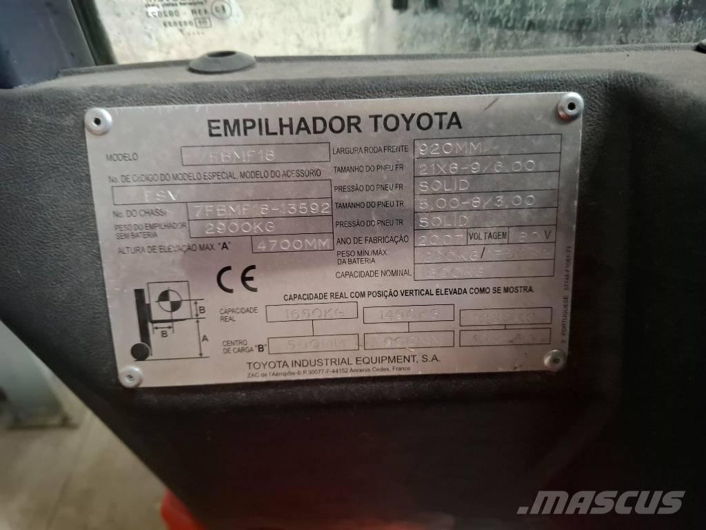 Toyota 75BMF18 Elektritõstukid