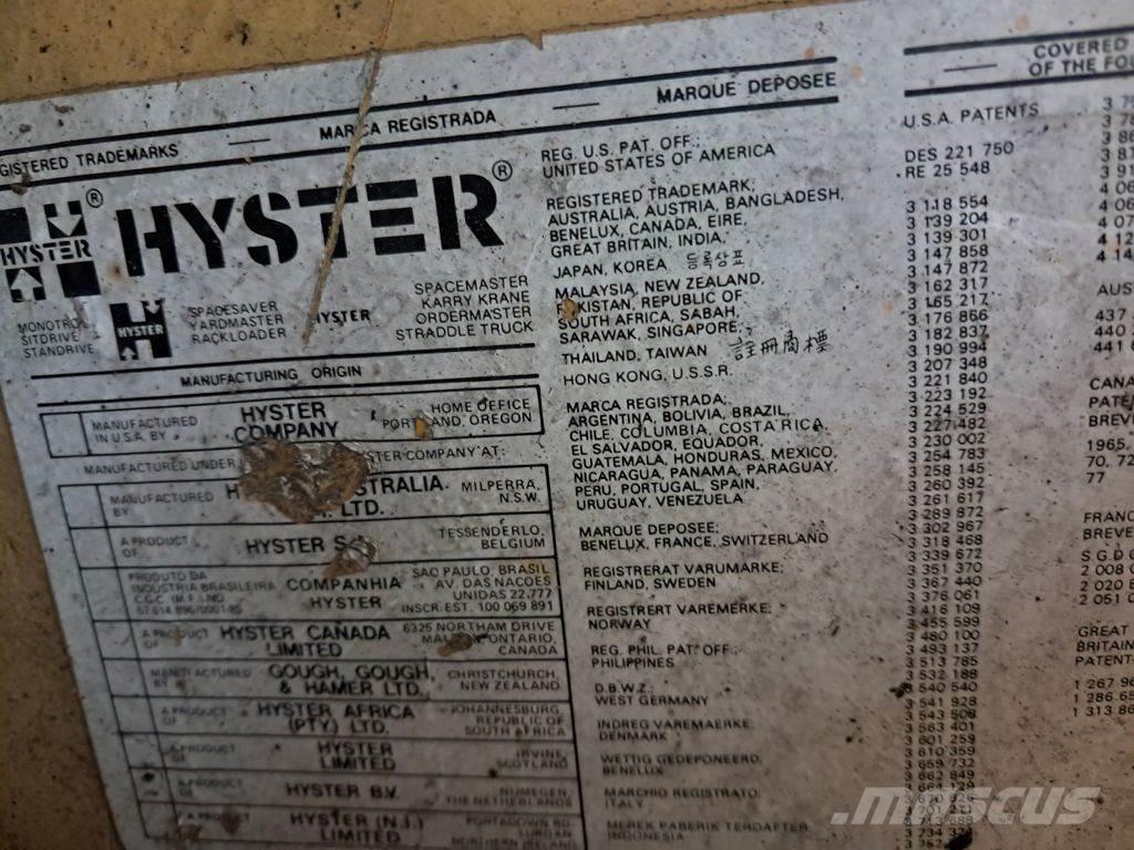 Hyster H2.50J Diiseltõstukid
