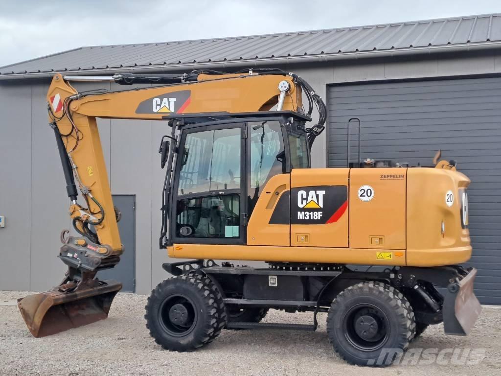 CAT M318F Ratasekskavaatorid