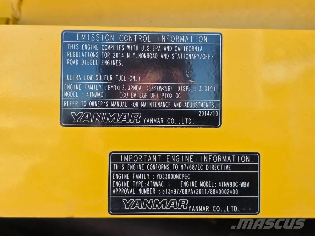 Yanmar Vio 80-1 Väikeekskavaatorid 7t-12t