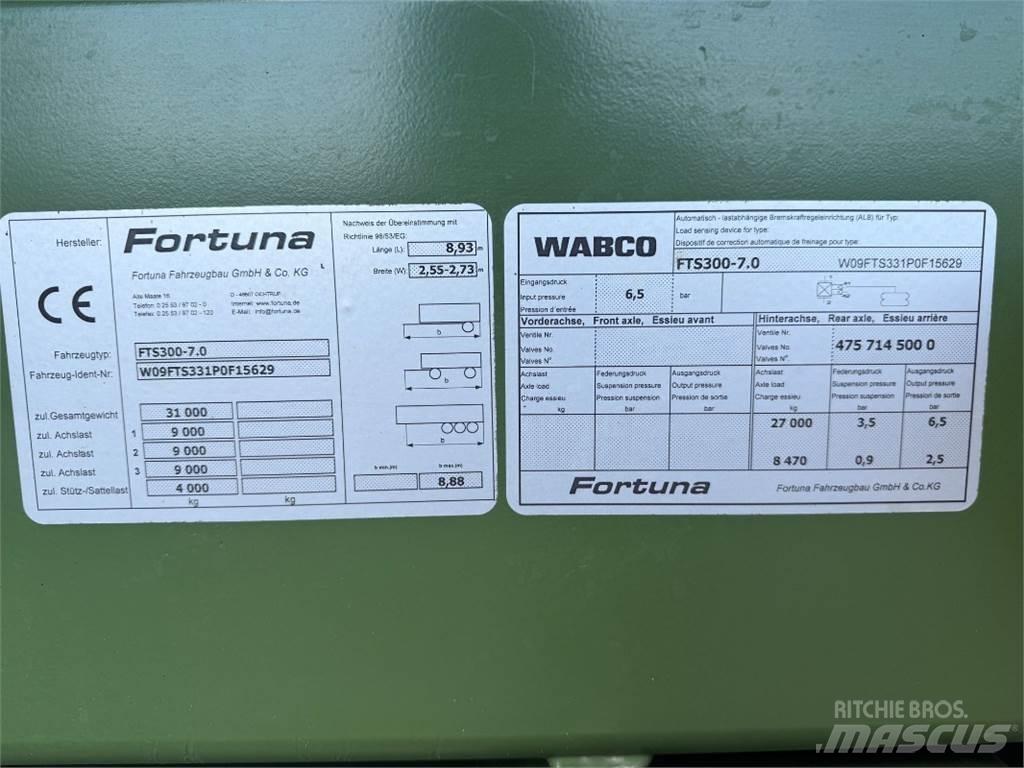 Fortuna FTS 300 Palliveohaagised