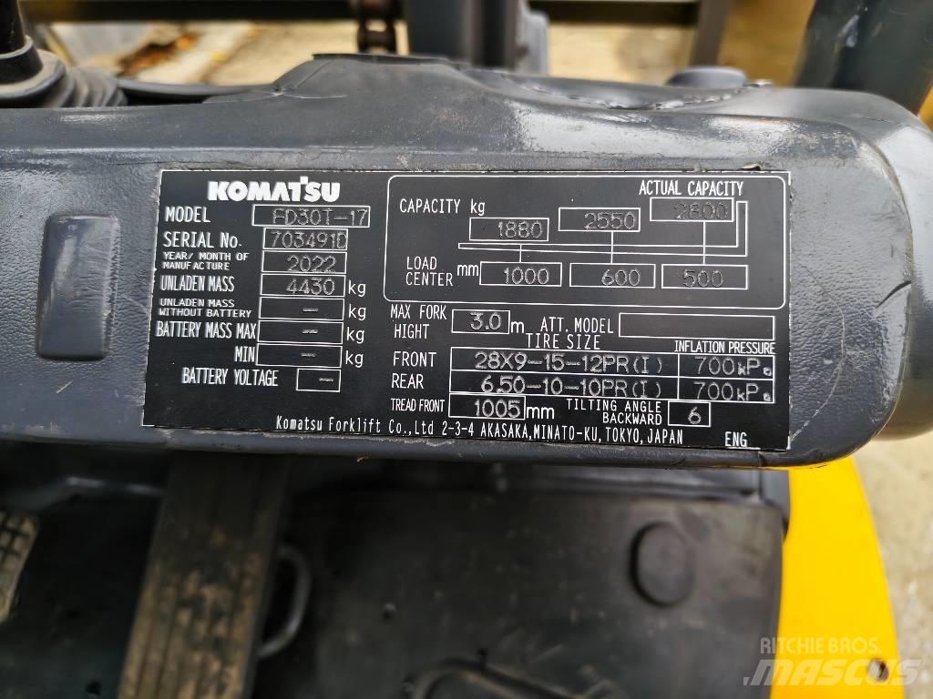 Komatsu 30 Diiseltõstukid