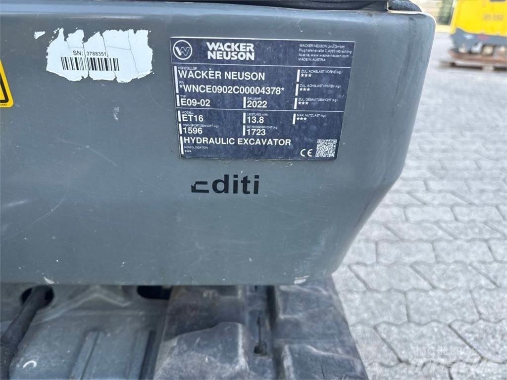 Wacker Neuson ET16 Roomikekskavaatorid