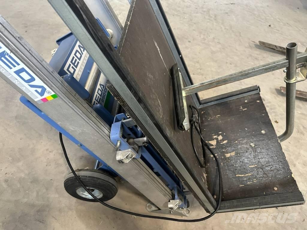 Geda Comfort 250 Vintsid, telfrid ja materjaliliftid