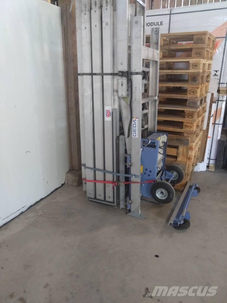 Geda Comfort 250 Vintsid, telfrid ja materjaliliftid