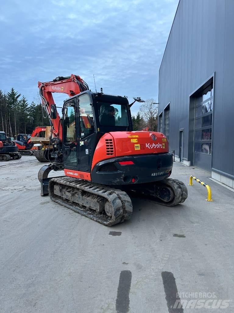 Kubota KX 080-4 Miniekskavaatorid < 7 t