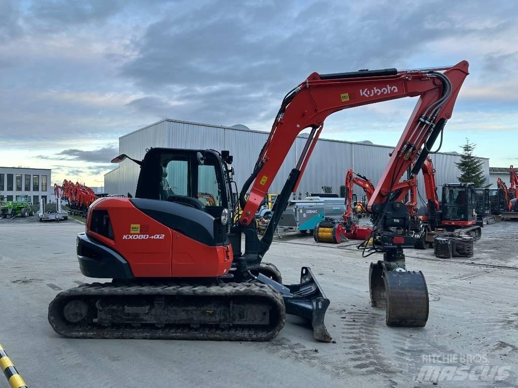 Kubota KX 080-4 Miniekskavaatorid < 7 t