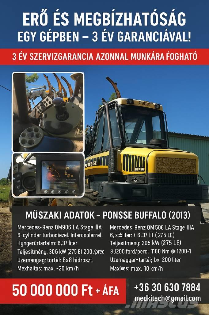Ponsse Buffalo 8W Forwarderid