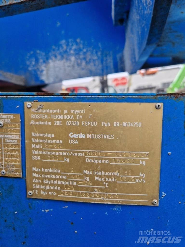Genie S 65 Teleskoop poomtõstukid