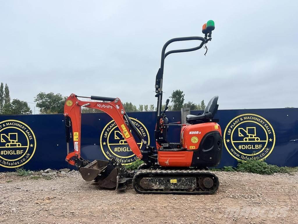 Kubota K008-3 Muud ekskavaatorid